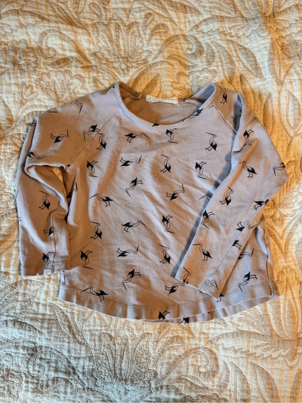 FIN + VINCE Organic Cotton Long Sleeve Tee | Size 4–5 | Made in USA